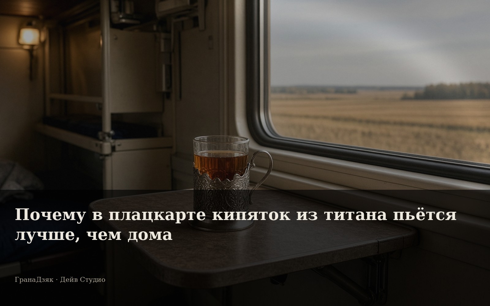 Почему в плацкарте кипяток из титана пьётся лучше, чем дома
