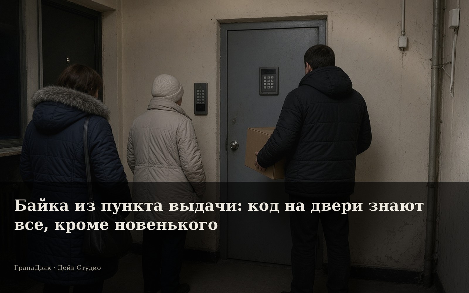 Байка из пункта выдачи: код на двери знают все, кроме новенького
