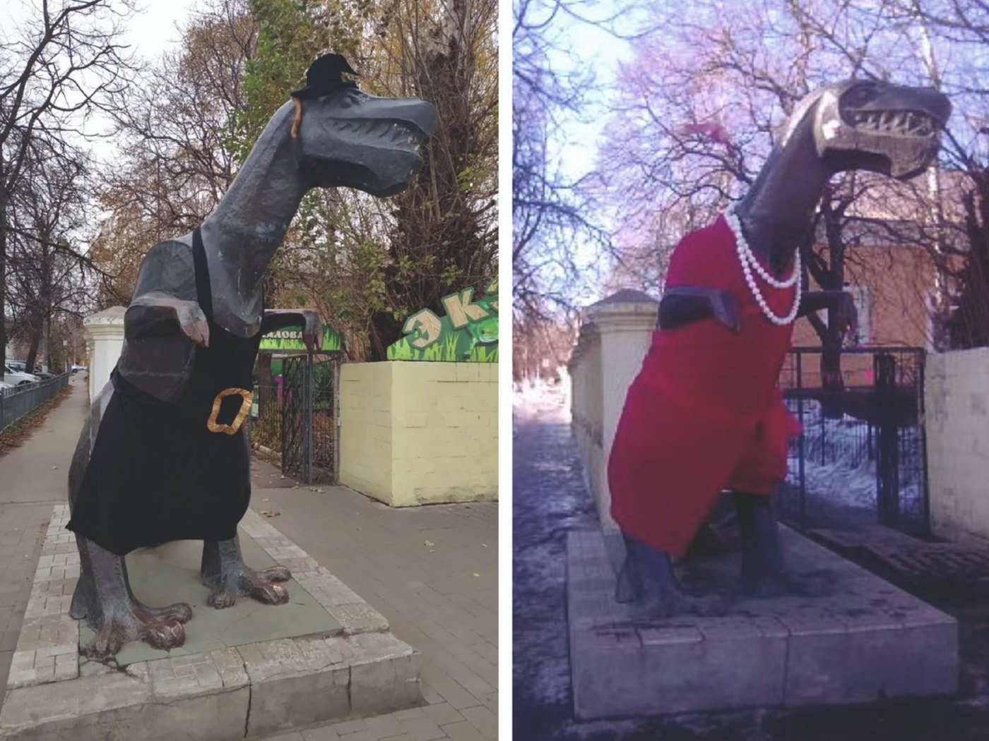 Тульский динозавр с характером: история самого ироничного памятника города.